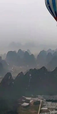 Half-Day Yangshuo Hot Air Ballooning Sunrise Private Tour